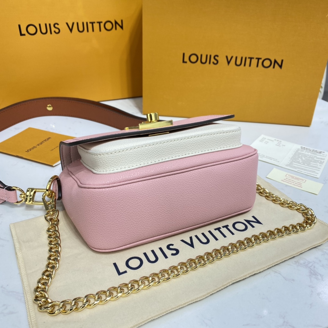 Louis Vuitton LOCKME TENDER Shoudler Bag M58555 Rosewater Pink